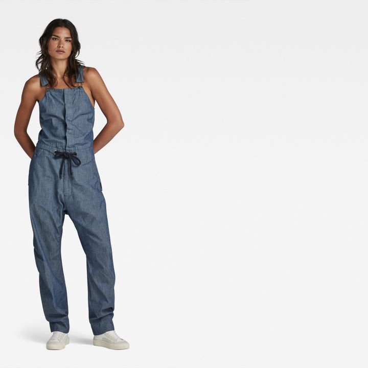 3D Bib Overall Dunkelblau G STAR DE