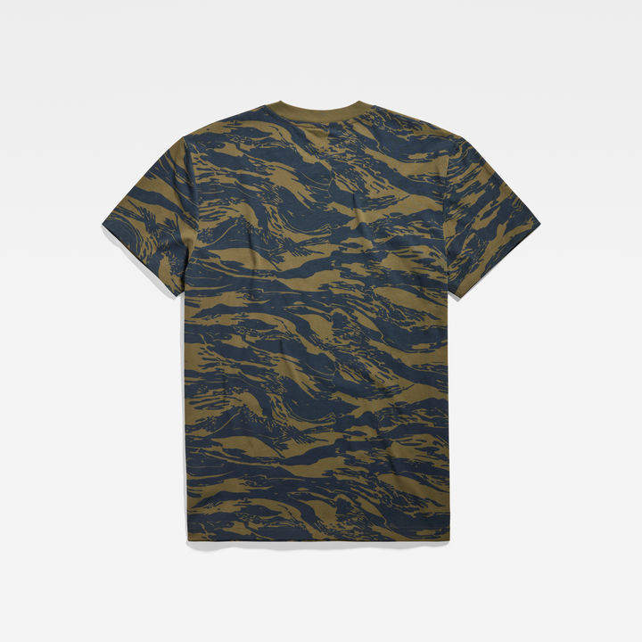 G STAR Men Tiger Camo T Shirt Multi color Size XXL