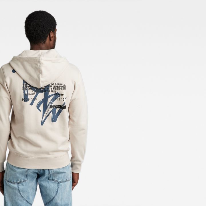 G star white hoodie on sale