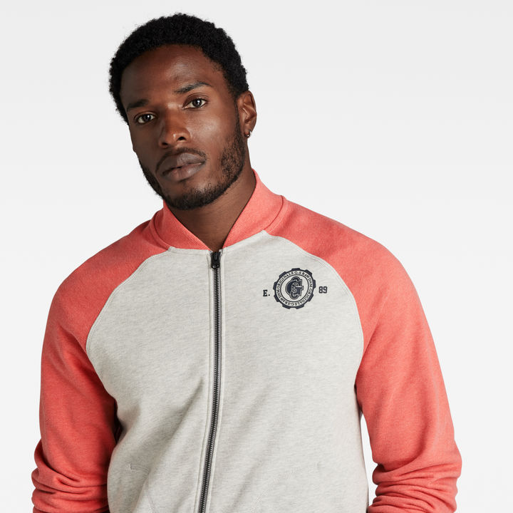 Sweatshirt bomber jacket hotsell