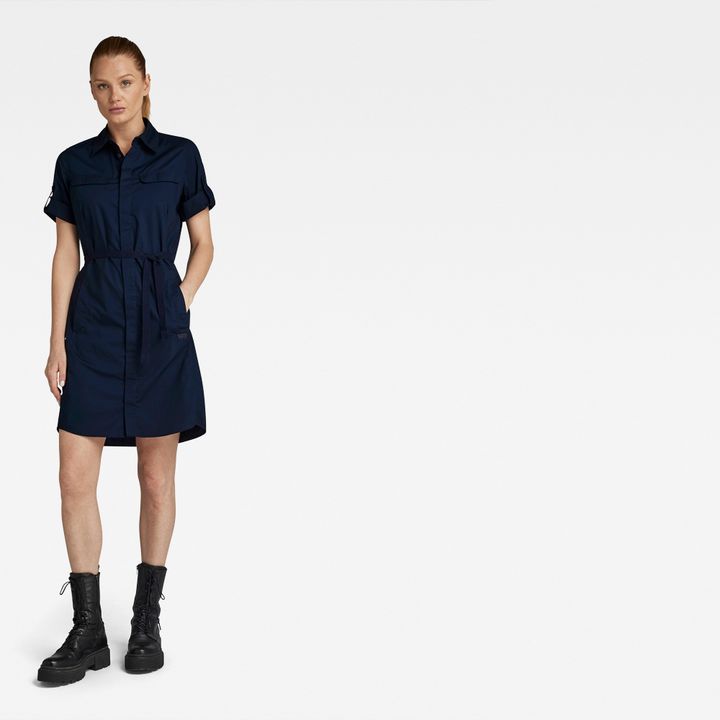 Open back shirt dress outlet