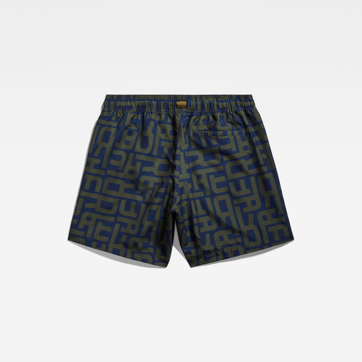 Short de Bain Dirik Letter Allover