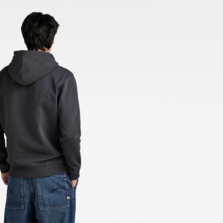 Dotted Hooded Sweater | Grey | G-STAR® US