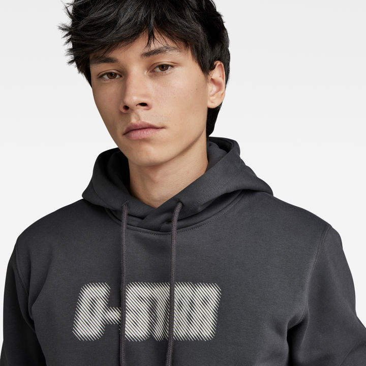 Grey g star hoodie top