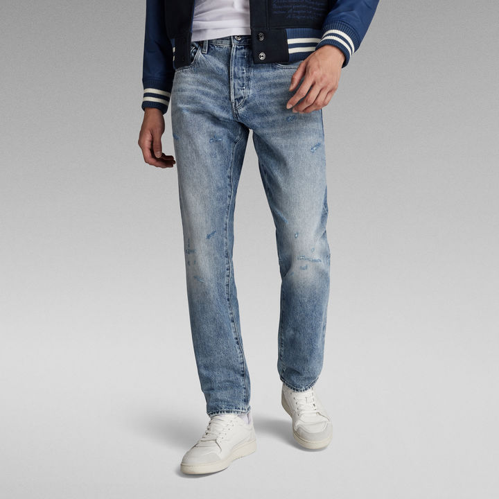 Straight tapered jeans top