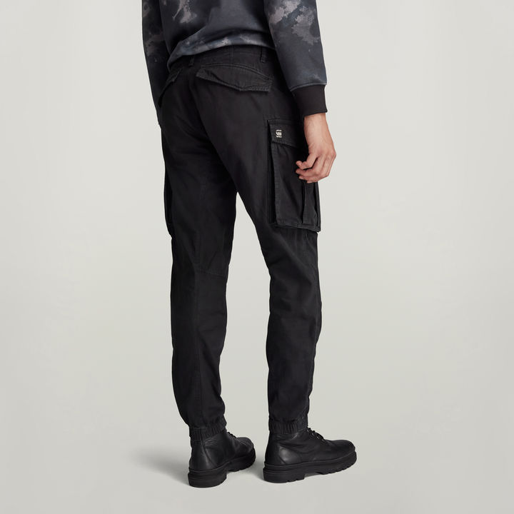 Cargo Pants 3D Regular Tapered Cuffed Black G STAR TW