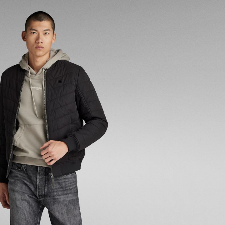 Black g star jacket top