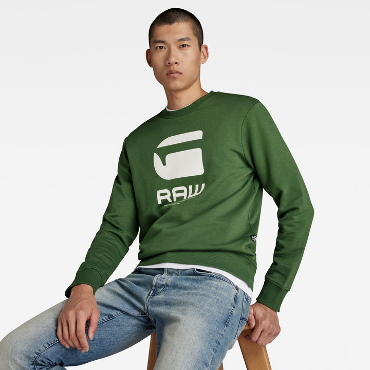 Graphic 6 Sweater Green G STAR US