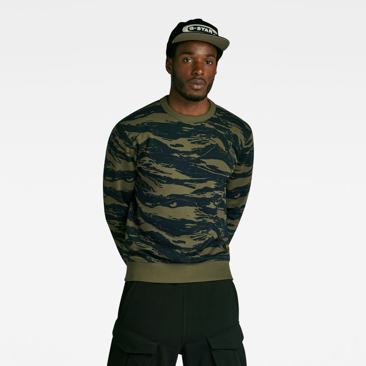 Tiger Camo Sweater Multi color G STAR PT
