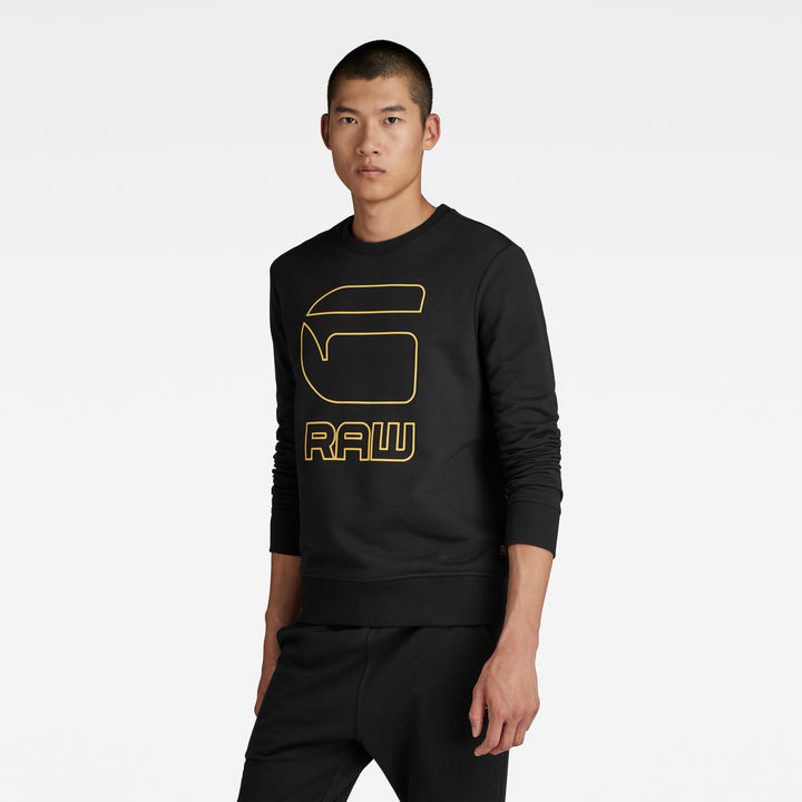 Graphic Graw Sweater Black G STAR US