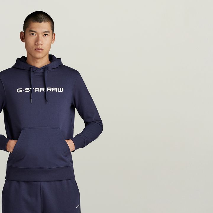 Graphic Core Hoodie Dark blue G STAR AU