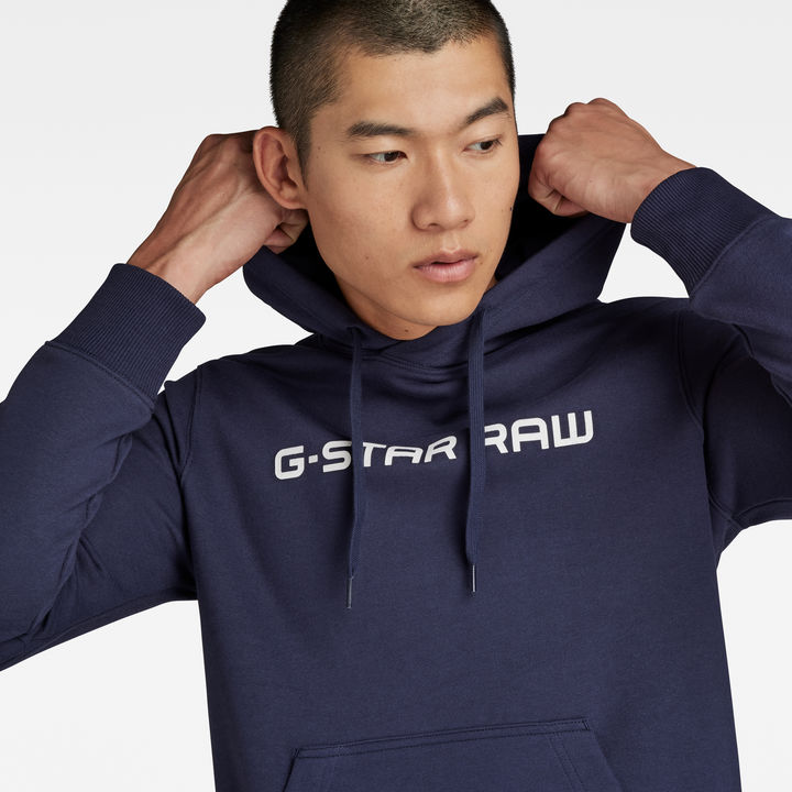 Graphic Core Hoodie Dark blue G STAR AU