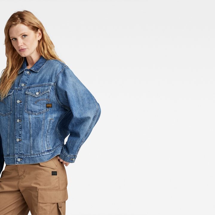 G star denim jacket womens online
