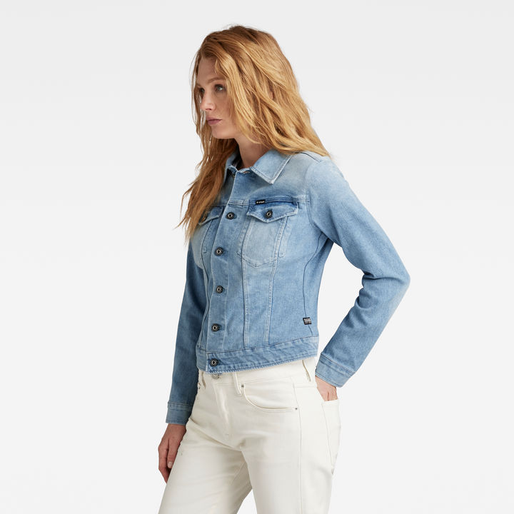 3301 Slim Jacket Light blue G STAR TW