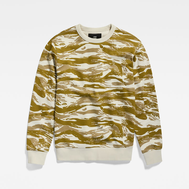 G Star Men s Tiger Camo Sweater Multi Color S