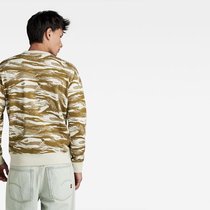 Tiger Camo Sweater Multi color G STAR AE