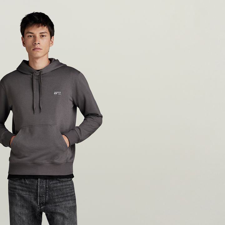 Gray hooded sweater discount