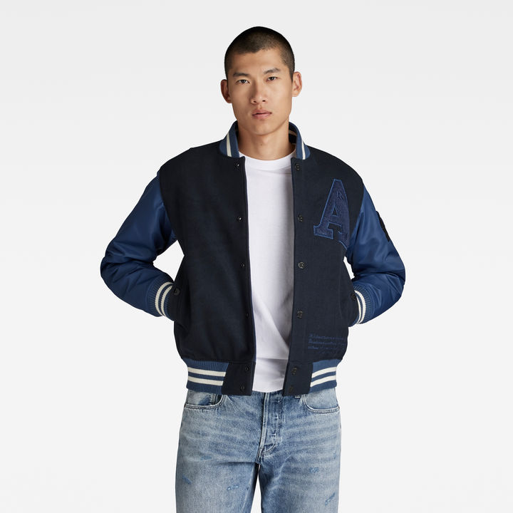 Varsity Jacket Dark blue G STAR US