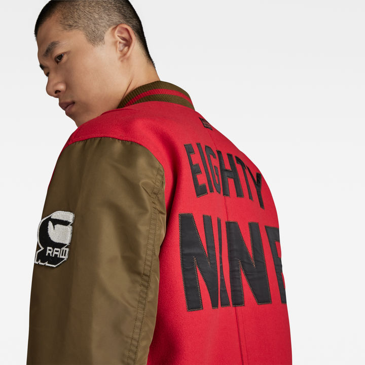 G star red jacket top