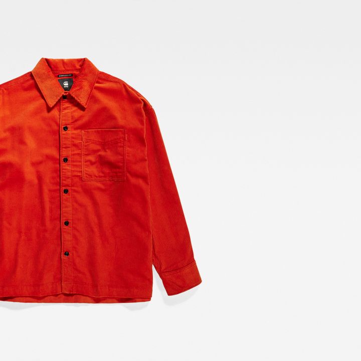 Boxy Fit Shirt | Orange | G-STAR® US
