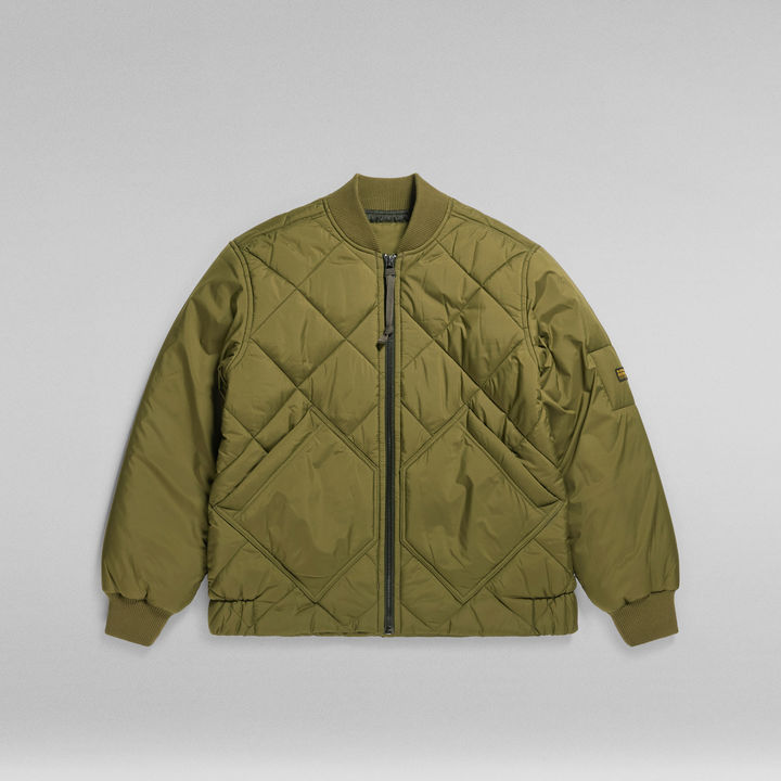 G star quilted bomber jacket store