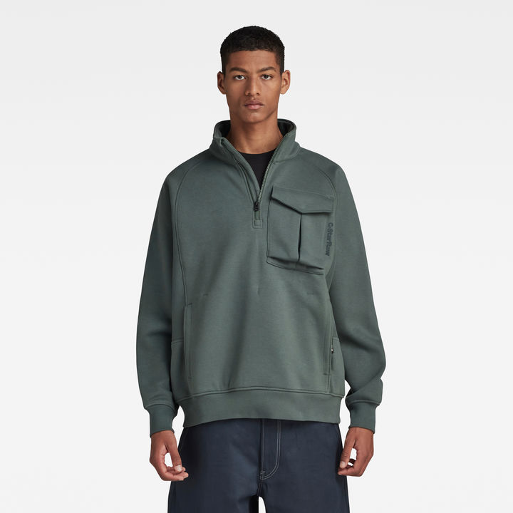 Anorak Loose Sweater Grey G STAR TH