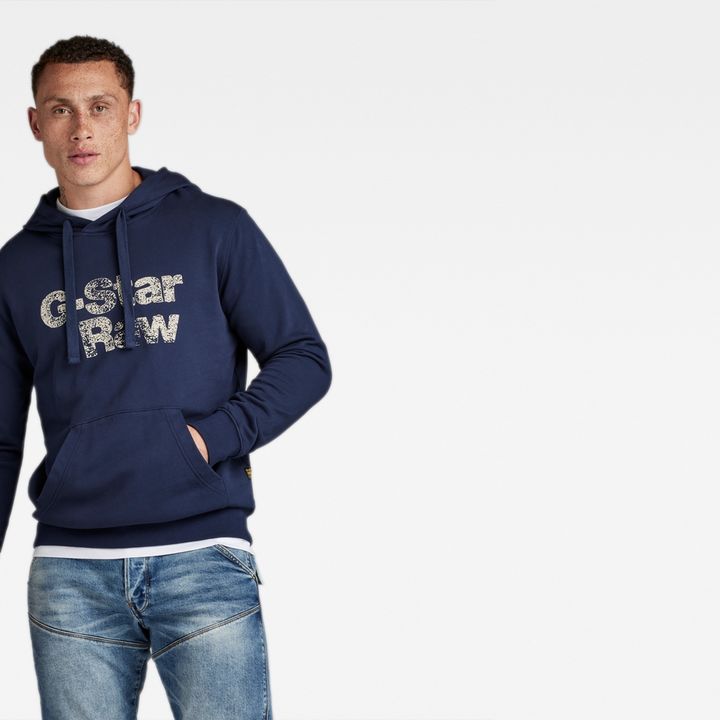 G star raw blue hoodie shop