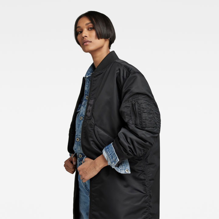 Long Bomber Jacket