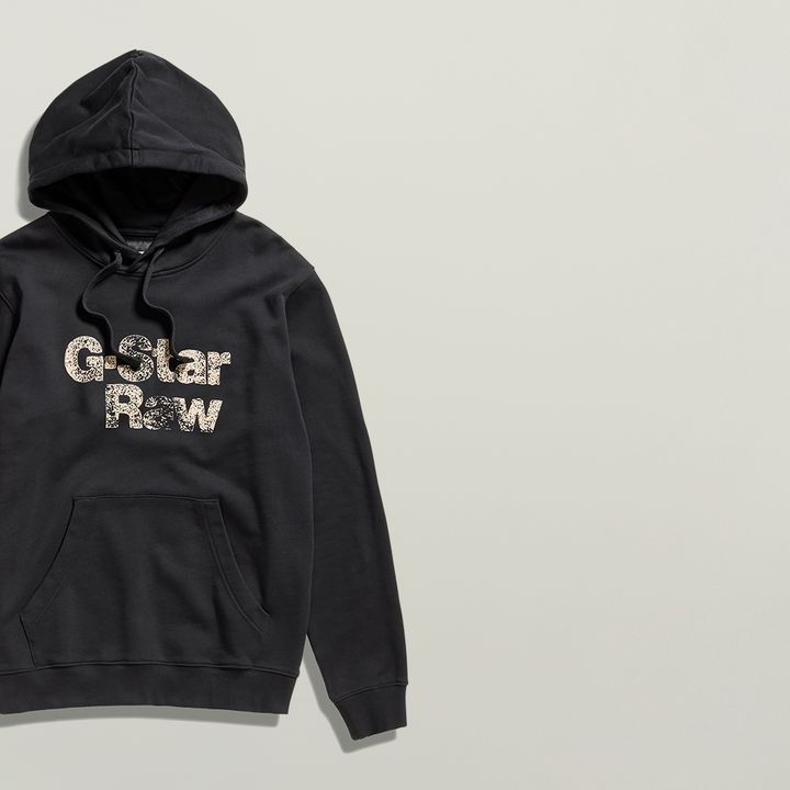 G star raw black hoodie new arrivals