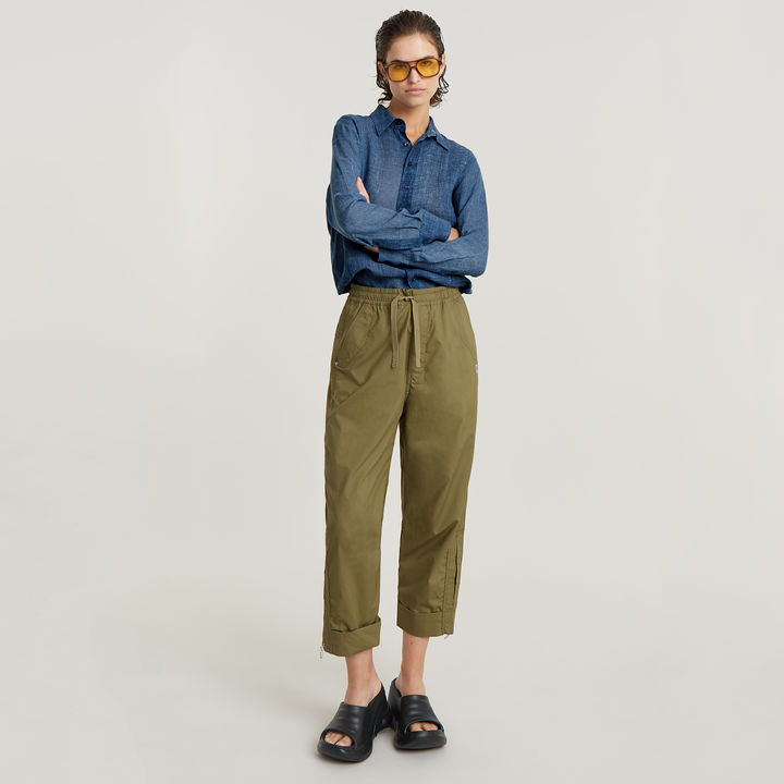Utility Cropped Pants | Green | G-STAR® BG