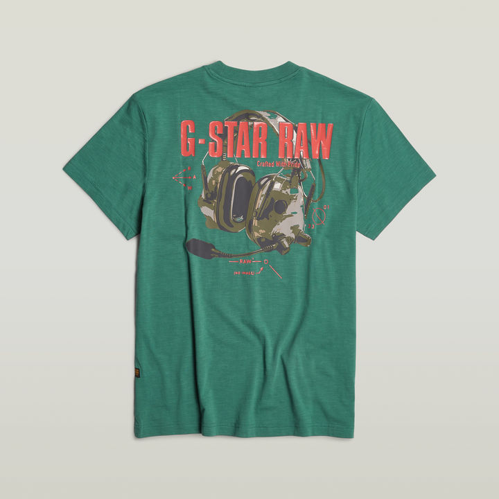 G star green t shirt clearance