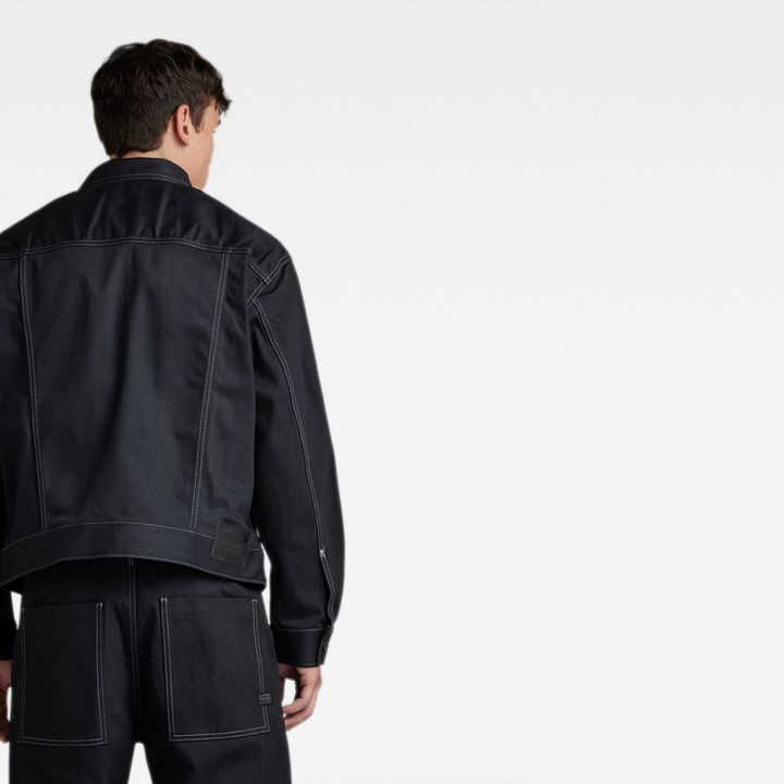 G star black denim jacket top