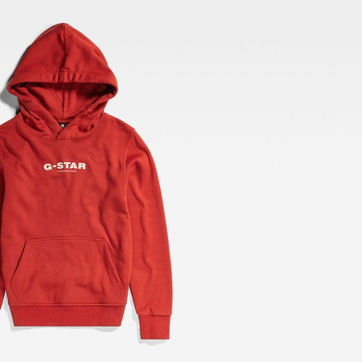 Kids Hoodie Just The Product Red G STAR NZ