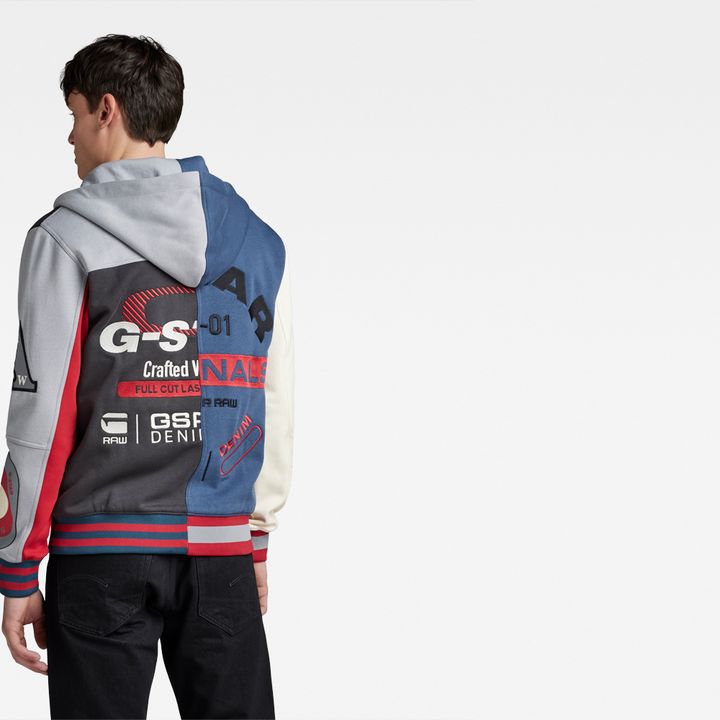 G star varsity hoodie shop