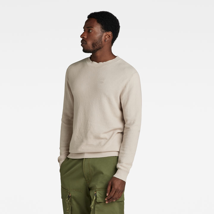 White and green sweater best sale