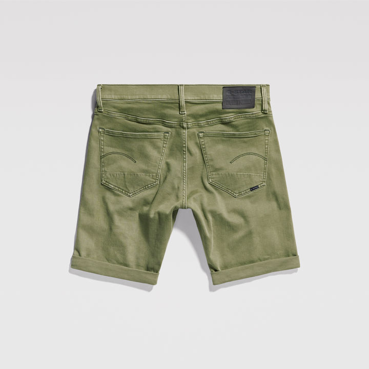 3301 Slim Denim Shorts Green G STAR PT