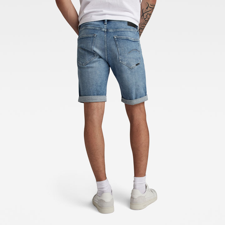 G star 3301 Slim Fit Denim Shorts Blue 29 Man D10481 D441 G347 29