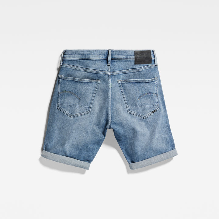 G star 3301 Slim Fit Denim Shorts Blue 32 Man D10481 D441 G347 32