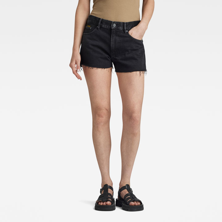 True Shorts Raw Edge Black G STAR TW