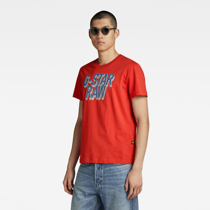 3D Dotted Graphic T-Shirt