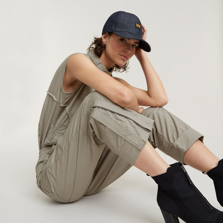 Women's utility cropped trousers hot sale