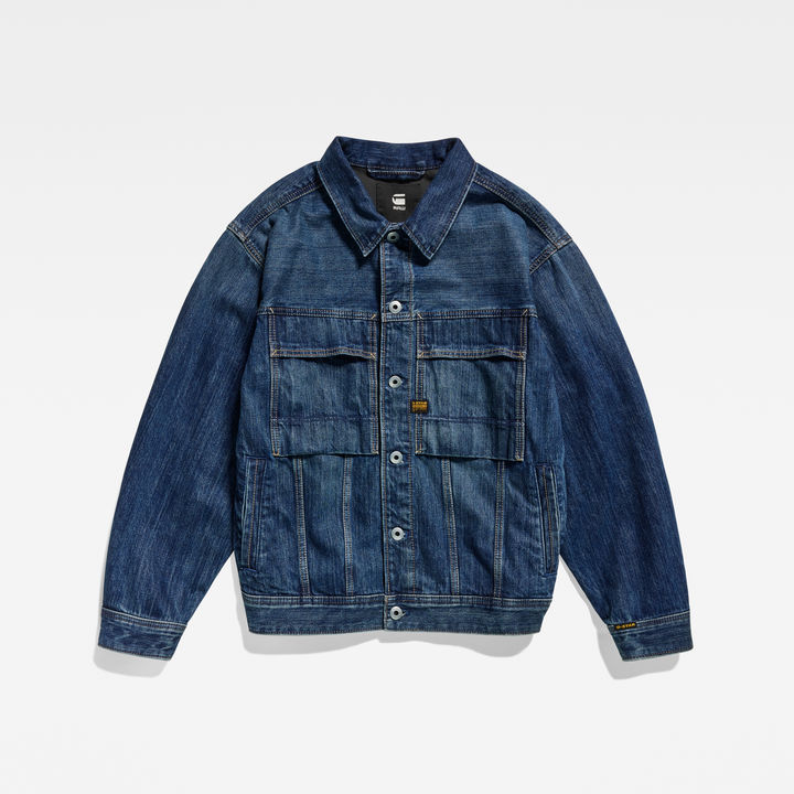 Oversized Denim Jacket | ダークブルー | G-STAR® JP