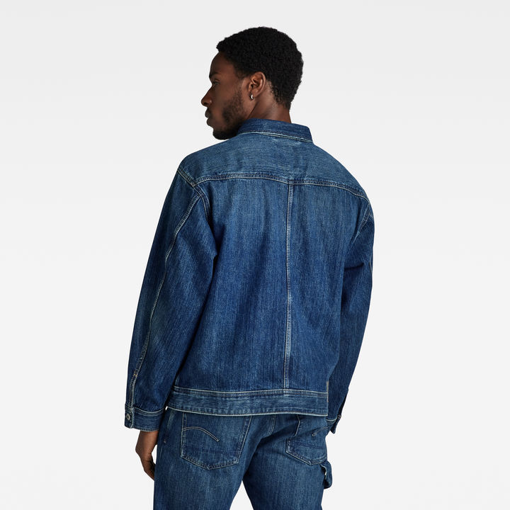 Oversized Denim Jacket | ダークブルー | G-STAR® JP