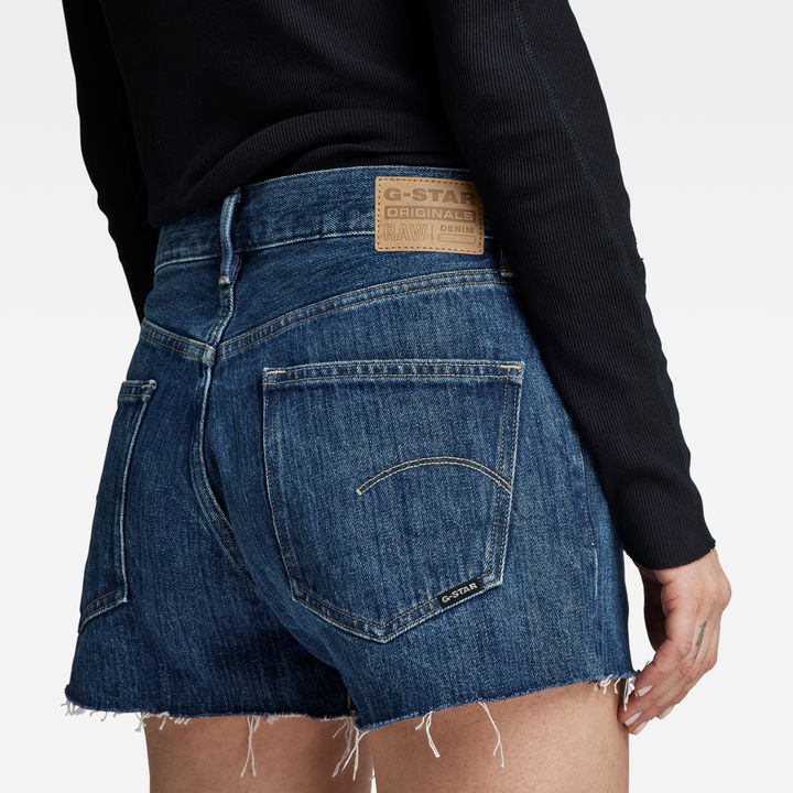 True Denim Shorts Raw Edge