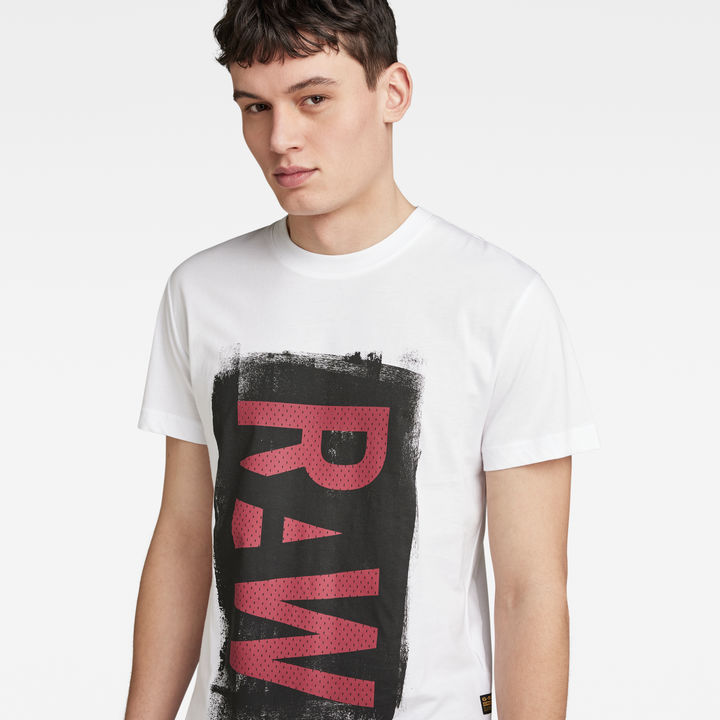Painted RAW Graphic T Shirt