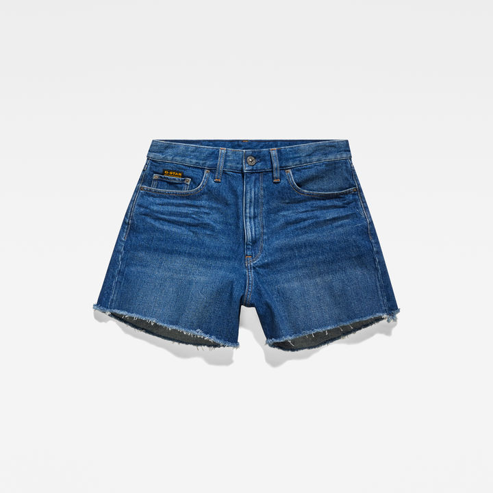 Raw edge denim shorts outlet