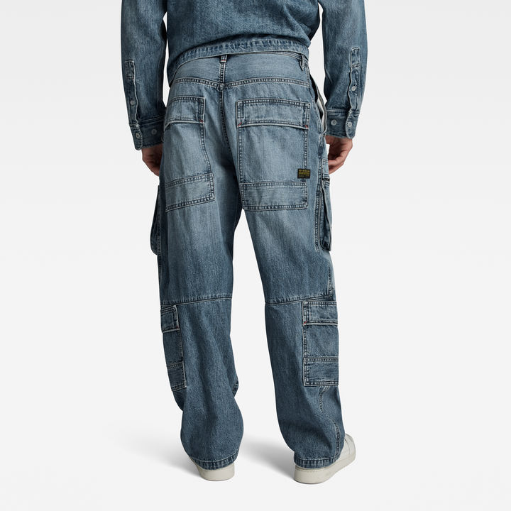 Multi Pocket Cargo Relaxed Jeans | ミディアムブルー | G-STAR® JP