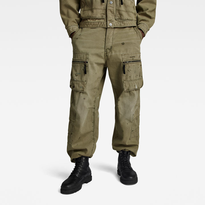 Multi Pocket Cargo Relaxed Jeans | Green | G-STAR® US