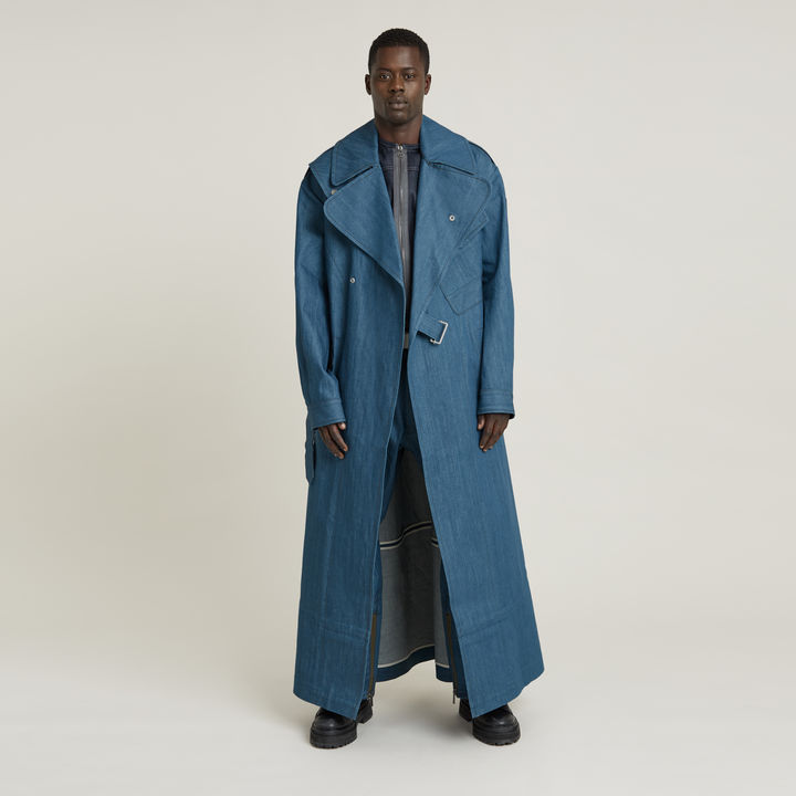 BB Trench Coat Unisex Dark blue G STAR CA