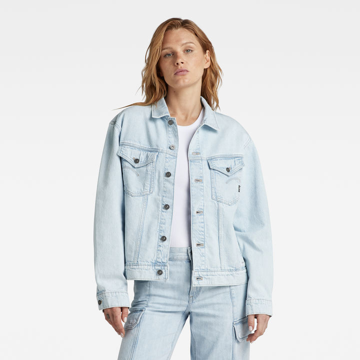 G star Relaxed Denim Jacket Blue XS Woman D24347 D536 G319 XS